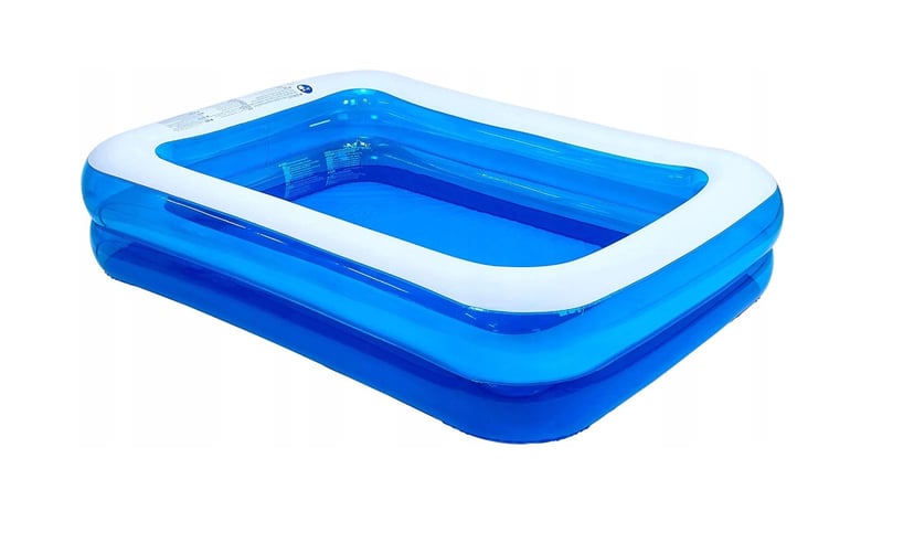 BASEN OGRODOWY DMUCHANY DUŻY RODZINNY PROSTOKĄTNY OGRÓD TARAS 262 X 175CM