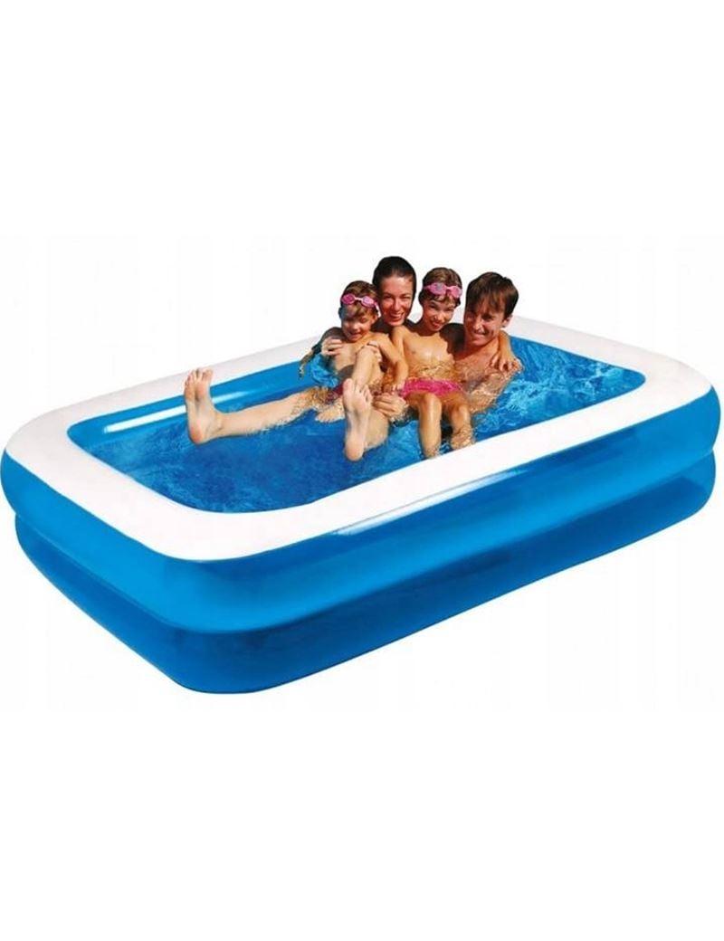 BASEN OGRODOWY DMUCHANY DUŻY RODZINNY PROSTOKĄTNY OGRÓD TARAS 262 X 175CM