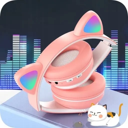 SŁUCHAWKI KOCIE USZY