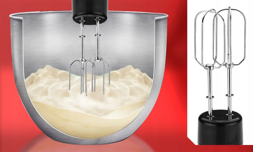 BLENDER RĘCZNY SREBRNY