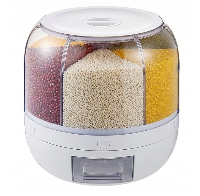 POJEMNIK OBROTOWY Z PODAJNIKIEM